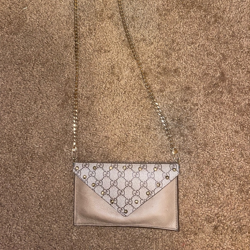 Authentic Gucci leather, up-cycled purse.